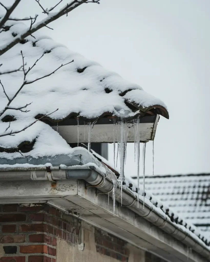 s skyddar du taket mot istappar och isbildning vid takfoten under vintern